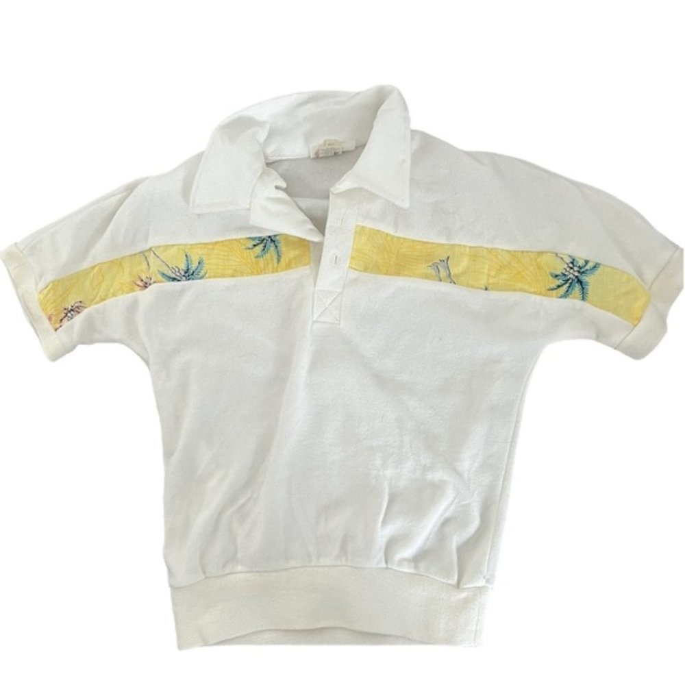 Vintage Sears terry cloth cabana shirt